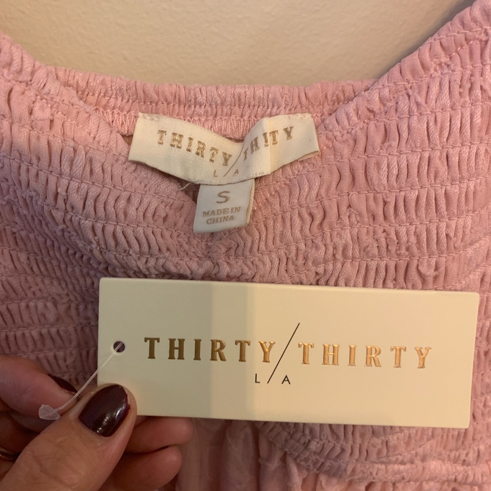 NWT THIRTY THIRTY Floral Pink Dress - Picture 4 of 7